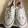 Z-Mkt | Converse All Star Sneakers | White w/ Blue Star | Women’s Size 8.5 | Brand New