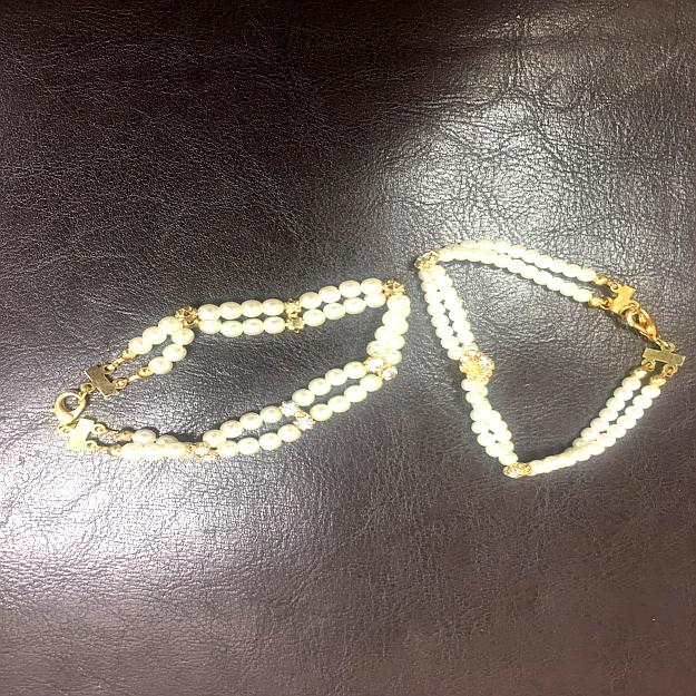 Z-Mkt | Pearl Bracelets – Beautiful Set of Two Faux Pearl Bracelets