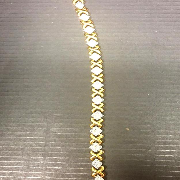 Z-Mkt | Gold-covered Women’s Sterling Silver Bracelet