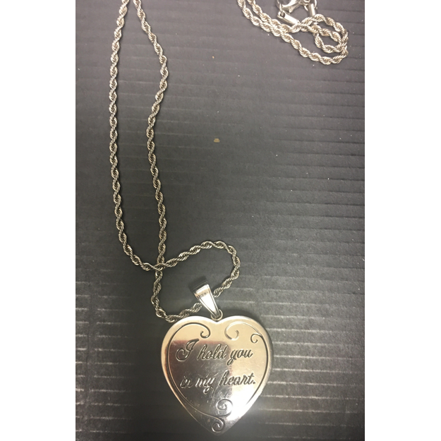 Z-Mkt | Elegant Sterling Silver Heart Necklace | Sterling Silver