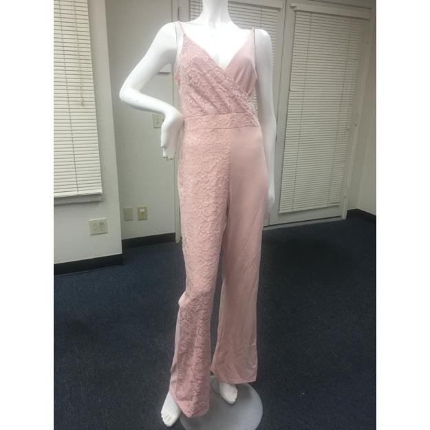 Z-Mkt | Venus Sleeveless Lace Jumper – Pink