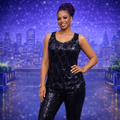 Z-Mkt | Worthington Black Beaded Top