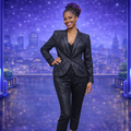 Z-Mkt | Worthington Black Shimmer Blazer & Pants Suit | Jacket (M) | Pants (8P)