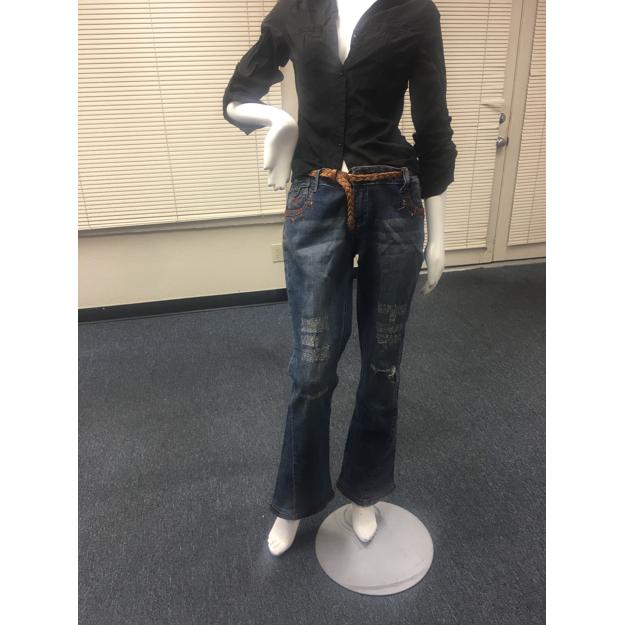 Z-Mkt | Pricxy Bootcut Women’s Jeans – Dark Wash Embellished