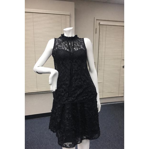 Z-Mkt | Worthington Black Lace Blouse